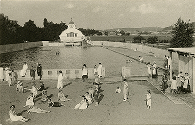 Bil des Schwimmbad Geiselweid (Geisi) 1911