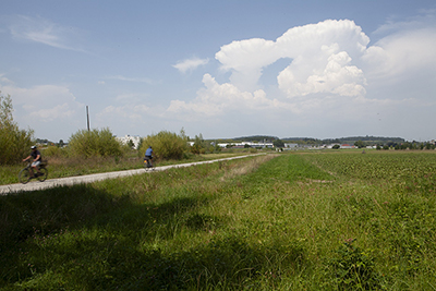 Bild des Hochwasserrückhalteraums der Eulach in Hegi