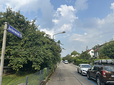 Bild der Ackerwiesenstrasse